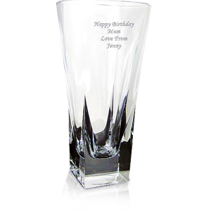 personalised Fusion Crystal Vase