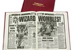 Personalised gifts Wimbledon Football Archive Book