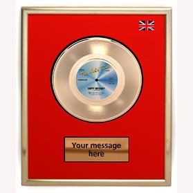 Personalised Gold Disc