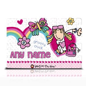 Personalised Groovy Chick Jigsaw