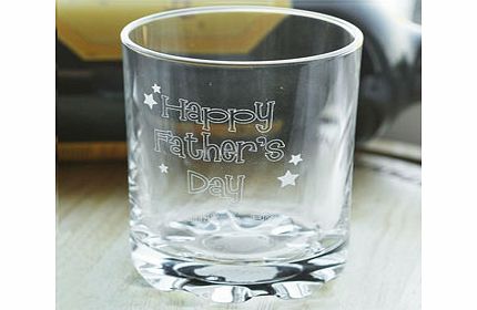 Happy Fathers Day Stern Whisky Glass