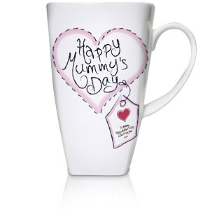 personalised Happy Mothers Day Tall Latte Mug