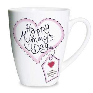 Personalised Heart Stitch Happy Mummys Day