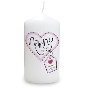 Heart Stitch Nanny Candle