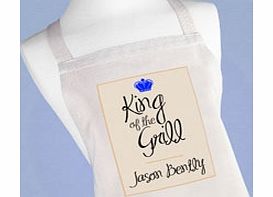 Personalised King of the Grill Apron