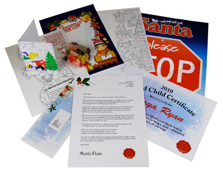 Personalised Letter from Santa Gift Set