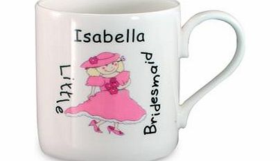 Personalised Little Bridesmaid Balmoral Mug