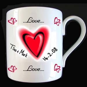 Personalised Love Mug Standard Delivery