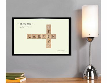 Personalised Love Tiles Poster