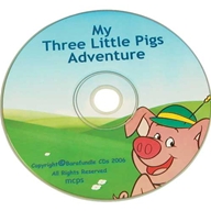 Personalised Meet The Three Little Pigs Cd DD