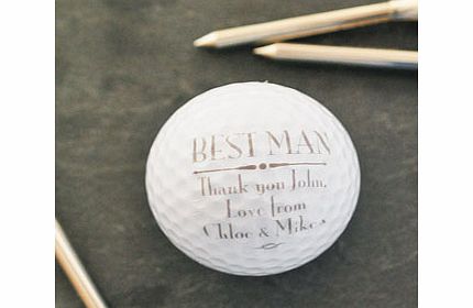 Personalised Message Golf Ball