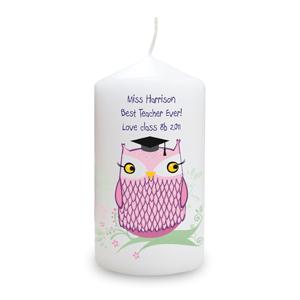Miss Owl Candle