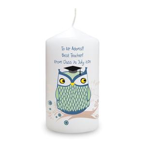 Mr Owl Candle