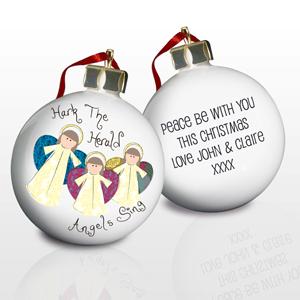 Nativity Angels Bauble