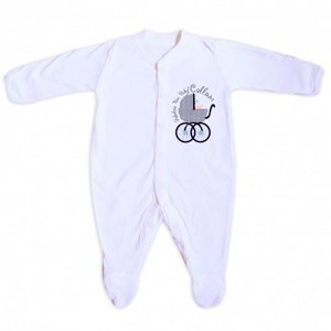 personalised New Baby Boy Body Suit