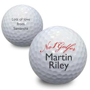 No 1 Golfer Golf Ball