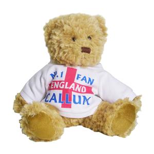 Personalised No1 England Fan Teddy Bear