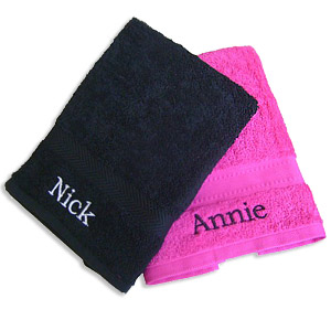 personalised Pink and Black His and Hers Hand