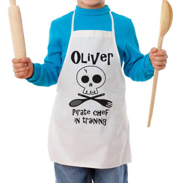 Personalised Pirate Chef Childrens Apron