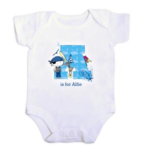 Pirate Letter Baby Vest