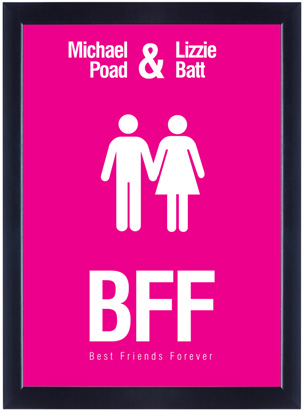 Personalised Poster - BFF