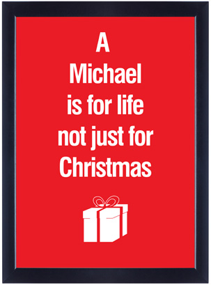 Personalised Poster - Christmas