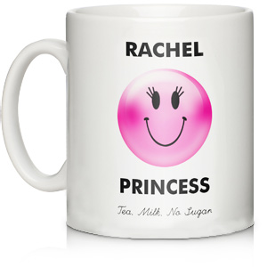 Personalised Princess Emotion Mug