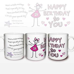 Purple Ronnie Birthday Female Mug