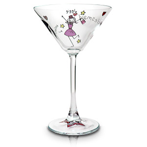 Personalised Purple Ronnie Bridesmaid Cocktail