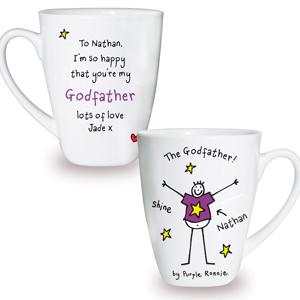 Purple Ronnie Godfather Latte Mug