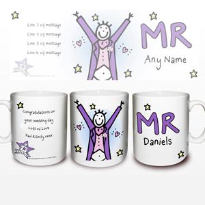 Purple Ronnie Wedding Mr Mug
