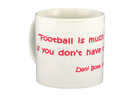 personalised Quotation Mug Ball