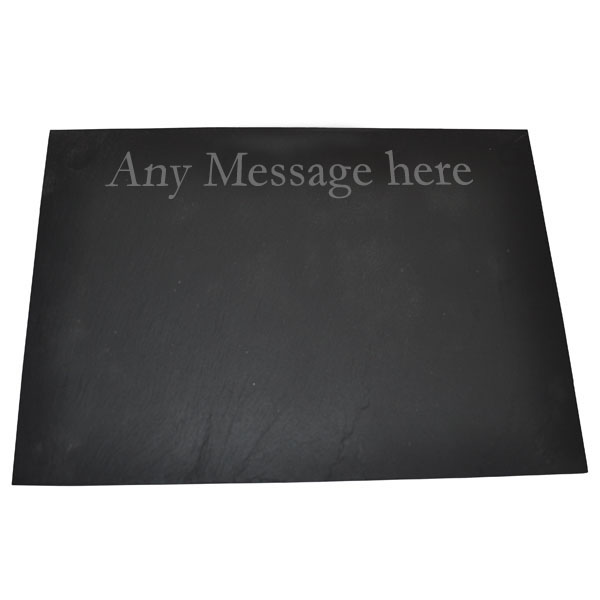 Personalised Rectangle Slate Cheese Board Small