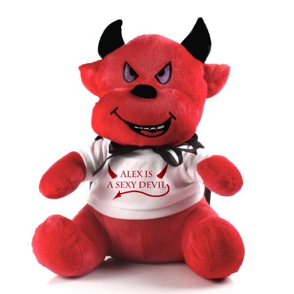 Personalised Red Devil Soft Toy