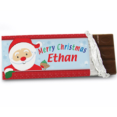 Personalised Santa Chocolate Bar