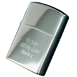 Silver Plated Petrol Lighter
