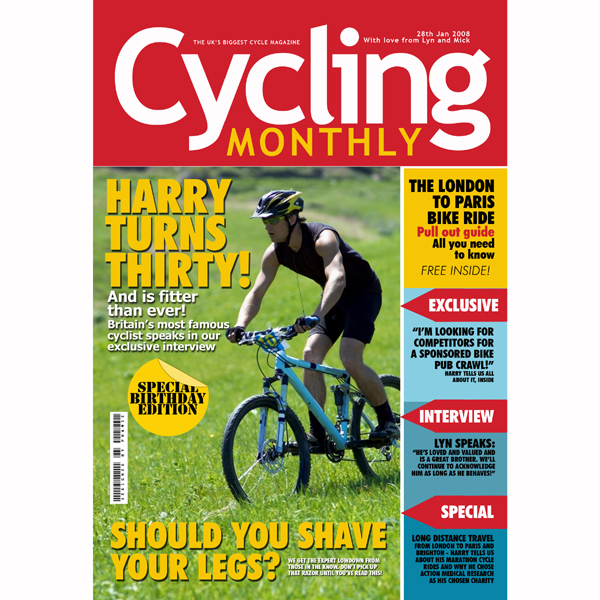 personalised Sports Magazine Cover Cycling