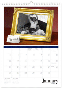 Spurs Legends Desk Calendar
