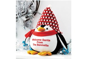 Personalised Stand Up Penguin Soft Figure
