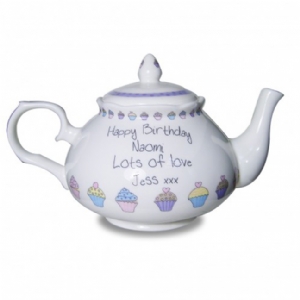 Personalised Teapot - Cupcake Design