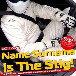 Personalised the Stig is Exposed Poster