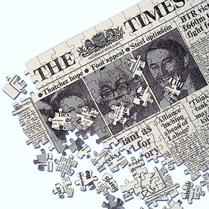 Times Front Page Newspaper Jigsaw -