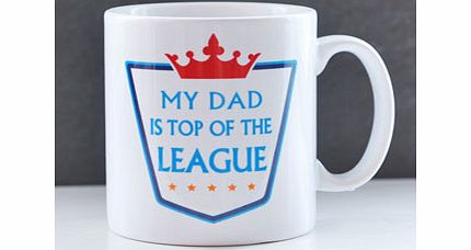 Personalised Top of the League Mug