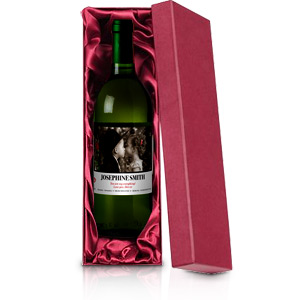 Personalised Valentines Day White Wine