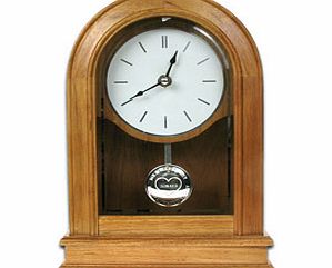 Personalised Wedding Anniversary Oak Clock