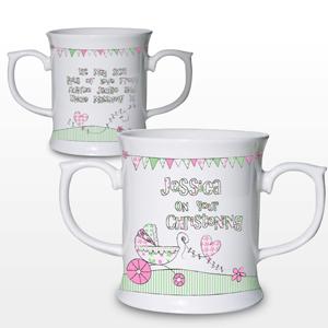 Whimsical Pram Pink Mug
