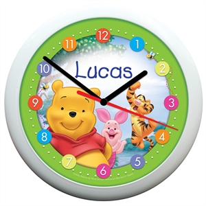 Personalised Winnie The Pooh Clock