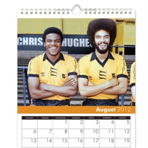Personalised Wolves Legends Football Calendar