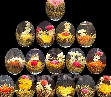 personalizedco Handmade Blooming Flower Green Tea Ball 10 Pcs