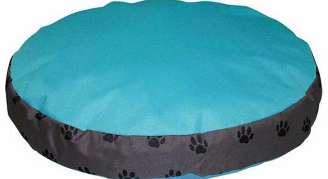 Pet Brands Colours Medium Dog Bed - Aqua Blue